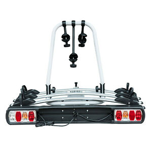  
HOMCOM Bicycle Carrier Rear-mounted Bike Rack Rear Tow Bar Carrier Outdoor