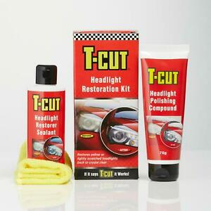  
T-Cut Headlight Restoration Kit Car Scratch Remover Paintwork Polish Sealant Set