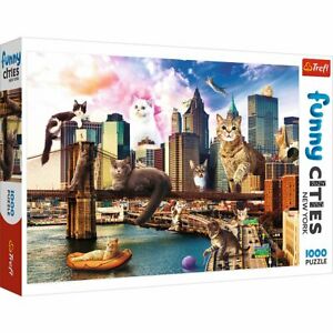  
Trefl – Funny Cities Cats In New York 1000pc Puzzle