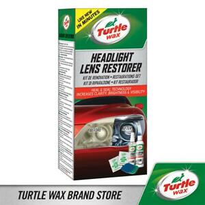  
Turtle Wax 51768 Headlight Lens Restorer Kit Stops Mot Fail 2 X 118Ml