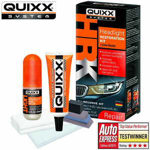  
QUIXX Car Headlight Restoration Kit Polish Sealing Headlamp Lens Restorer