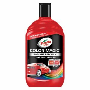  
Turtle Wax Color Magic Car Paintwork Polish Restores Scratches Faded 500ml Red