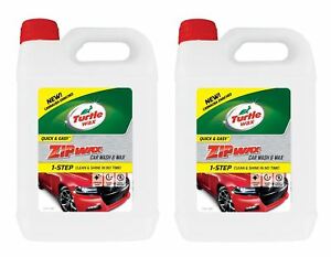  
Turtle Wax Zip Super Concentrated Car Wash Shampoo & Wax Cleaning 2 x 5 Litre