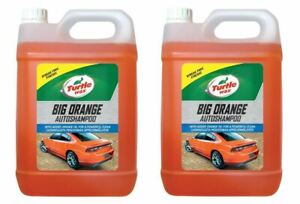  
Turtle Wax Big Orange Car Shampoo Cleans with Streak Free Finish 2 x 5 Litre