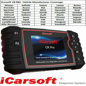  
2021 LATEST iCarsoft CR Pro Full Systems Diagnostic Scanner Tool For All Makes