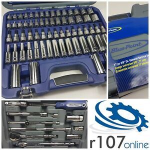  
Blue Point 77pc 3/8″ Socket Set – As sold by Snap On.