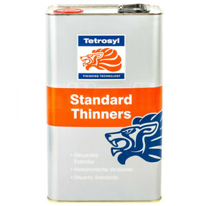 Tetrosyl Standard Paint Thinners Cellulose Cleaning Gun Cleaner Primer 5 Litre