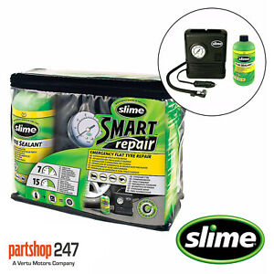 
Slime Smart Emergency Flat Tyre Puncture Repair Sealant Kit & Air Compressor