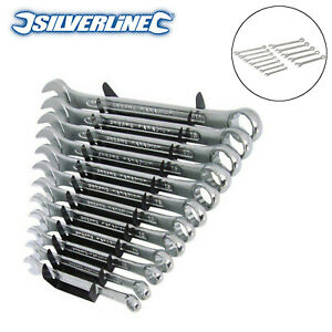  
Silverline Combination Spanner Set Metric Wrench 8-19mm 12 Piece SP1236