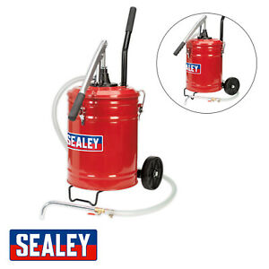  
Sealey TP17 20 ltr Mobile Gear Oil Dispensing Unit Fluid Transfer Pumps Oil Cans