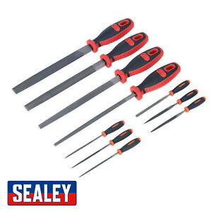 Sealey AK578 File Set 10 Piece Engineer’s & Needle Files Quality Work Tools