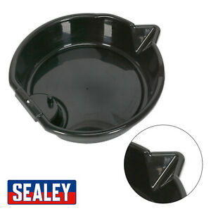 Sealey DRP01 8 Litre Oil Fluid Drain Pan Drainer Workshop Tools Garage
