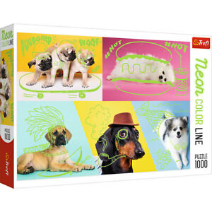  
Trefl – Neon Colour Line Far Out Dogs 1000pc Puzzle