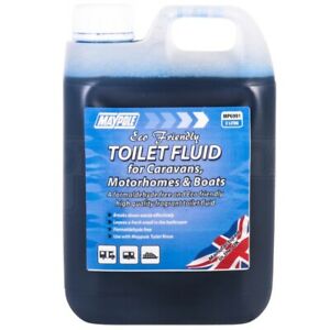  
Eco Friendly Toilet Blue Chemical Fluid Portable Caravan Motorhome 2 Litre