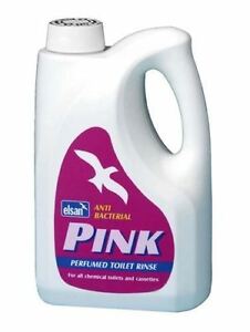  
Elsan Toilet Fluid 2 Litres – Pink – Caravan or Motorhome Rinse Toilet Chemical