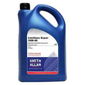  
Smith & Allan Motorcycle Oil 10W-40 4-Stroke 4T Semi Synthetic 5 Litre 5L