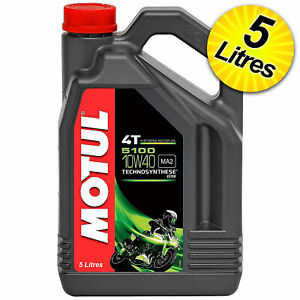 
Motul 5100 10w40 Ester Semi Synthetic 5 Litres Motorcycle Engine Oil