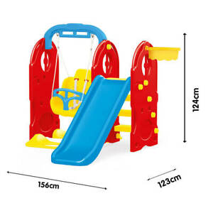  
Dolu 4-in-1 Playground (H124cm x L156cm x W123cm)