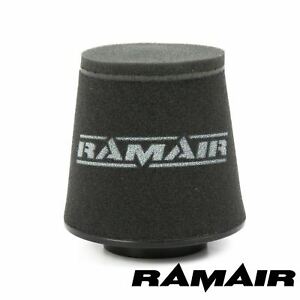  
RAMAIR UNIVERSAL 75mm/3″ NECK FOAM CONE INDUCTION HIGH FLOW AIR FILTER