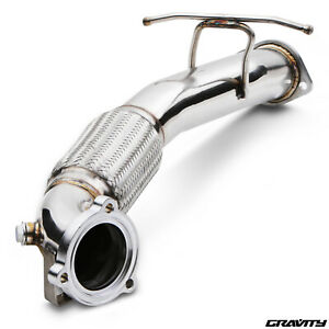  
3″ EXHAUST FRONT DOWNPIPE DOWN PIPE FOR FORD FOCUS MK2 RS ST 225 ST225