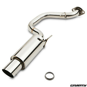  
STAINLESS EXHAUST REAR SILENCER BACK BOX FOR TOYOTA CELICA 190 140 BHP GTS VVT