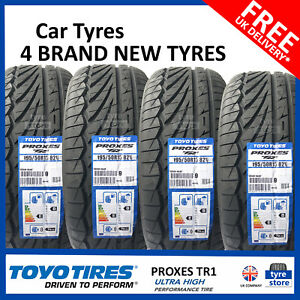  
4X New 195 50 15 TOYO PROXES TR-1 82V 1955015 195/50R15 *B WET GRIP* (4 TYRES)