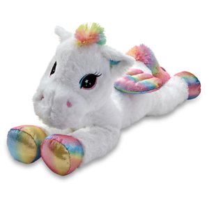  
Snuggle Buddies 80cm Laying Unicorn – Pegasus