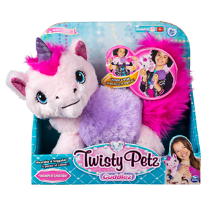  
Twisty Petz Cuddlez Plush Toy – Snowpuff Unicorn