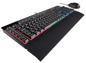  
Corsair K55 RGB + HARPOON RGB Keyboard & Mouse Combo – UK Layout K55 RGB