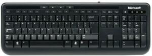  
Microsoft Wired Keyboard 600 Black USB wired ANB-00006 3-year limited warranty