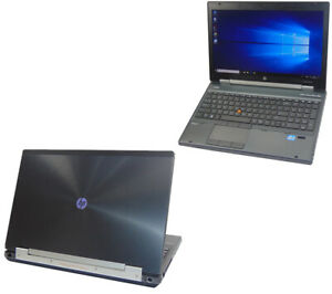  
HP EliteBook 8570w Core i7-3740QM Quad Core 8GB 256GB SSD NVIDIA Webcam Laptop