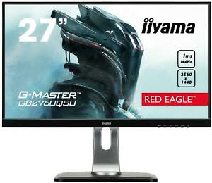  
iiyama G-MASTER RED EAGLE GB2760QSU-B1 27″ WQHD FreeSync 144Hz Gaming Monitor