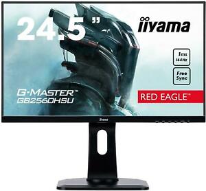  
iiyama G-MASTER RED EAGLE GB2560HSU-B1 24.5″ FHD FreeSync 144Hz Gaming Monitor