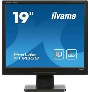  
iiyama ProLite P1905S-B2 19″ Hard Glass Monitor 5:4 5ms 1280 x 1024 VGA DVI