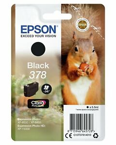  
Epson 378 Squirrel Ink Cartridge – Black