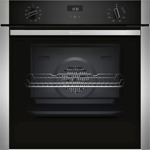  
NEFF B3ACE4HN0B N50 Slide&Hide® Built In 59cm A Electric Single Oven Stainless