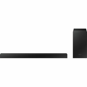 
Samsung HW-T420 150 Watt Soundbar Bluetooth with Wired Subwoofer – Black New
