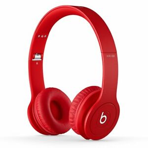  
Beats By Dre Solo HD On-Ear Headphones – Wired – Red