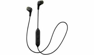  
JVC HAFX9BT Gumy In-Ear Wireless Headphones − Black (A-)
