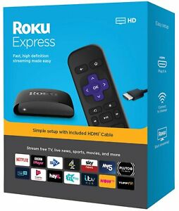  
Roku Express 1080p HD WiFi Streaming Media Player