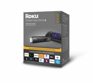  
ROKU Streaming Stick+ 4K HDR Streaming Media Player – Currys
