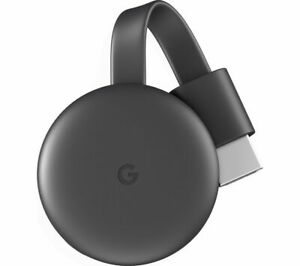  
GOOGLE Chromecast – Third Generation Charcoal – Currys