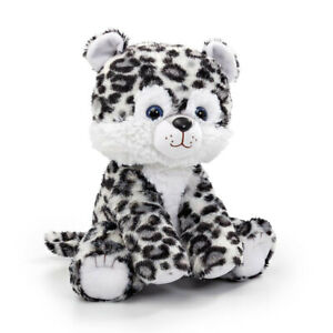  
Snuggle Buddies 33cm Endangered Animals Plush Toy – Snow Leopard