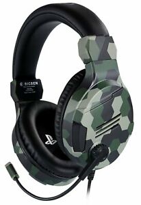  
Nacon V3 Officially Licensed PS4, PC Headset – Camo Green