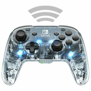  
PDP Prismatic Wireless Controller for Nintendo Switch – Clear