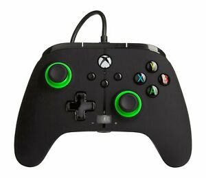  
PowerA Microsoft Xbox X|S / One Enhanced Wired Controller – Green Hint