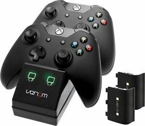  
Venom Xbox One Twin Charging Cradle & 2 Rechargable Battery Packs – Black