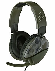  
Turtle Beach Recon 70 Xbox, PS5, PS4 & Nintendo Switch Wired Headset- Green Camo