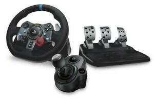  
Logitech G G29 Driving Force Racing Wheel + Gear Shifter Bundle for PS4/PS5