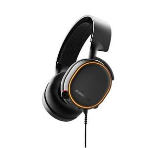  
SteelSeries Arctis 5 Black Gaming Headset ClearCast microphone USB ChatMix dial